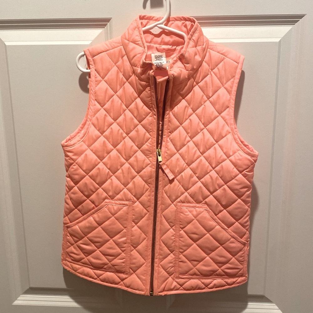 Crewcuts Pink Puff Vest Size 6/7 Girls